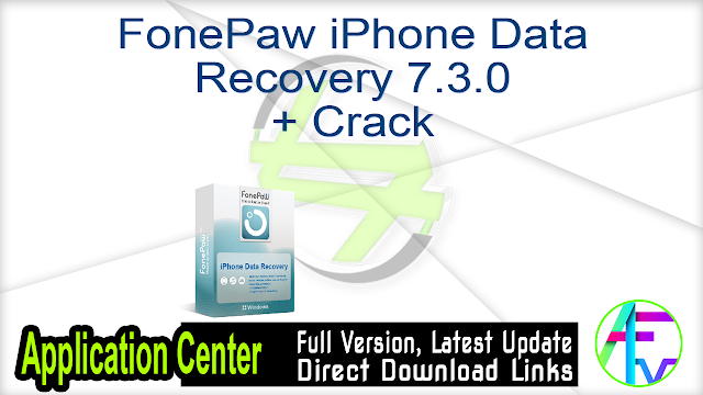 fonepaw iphone data recovery keygen